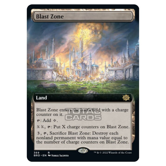 Magic The Gathering - The Brothers War - Blast Zone (Extended Art Card) - 369/287