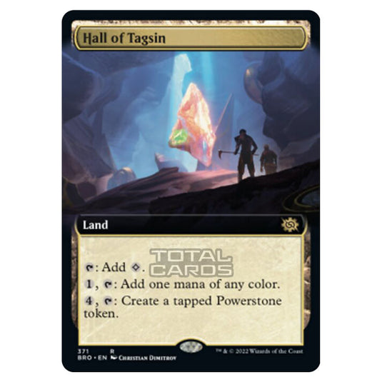 Magic The Gathering - The Brothers War - Hall of Tagsin (Extended Art Card) - 371/287