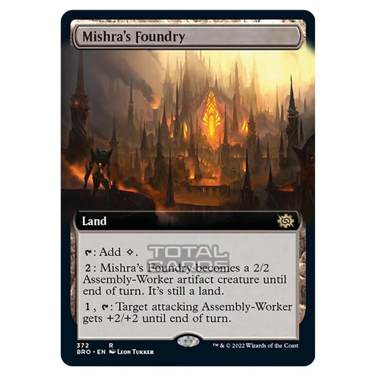 Magic The Gathering - The Brothers War - Mishra's Foundry (Extended Art Card) - 372/287