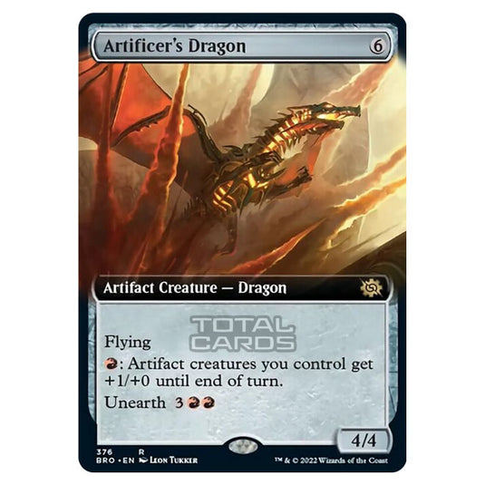 Magic The Gathering - The Brothers War - Artificer's Dragon (Jumpstart Card) - 376/287