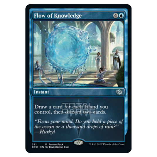 Magic The Gathering - The Brothers War - Flow of Knowledge (Promo) - 381/287