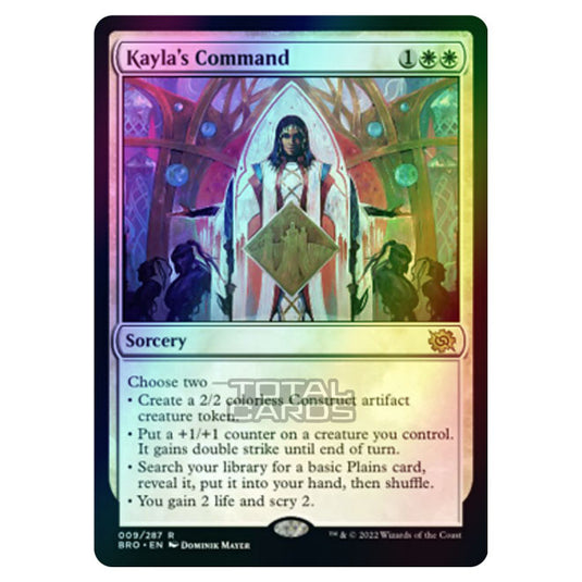 Magic The Gathering - The Brothers War - Kayla's Command - 009/287 (Foil)