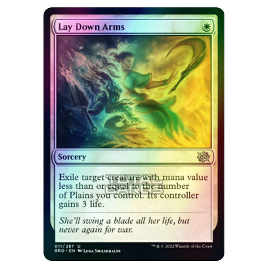 Magic The Gathering - The Brothers War - Lay Down Arms - 011/287 (Foil)