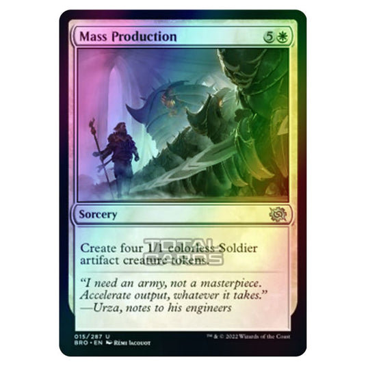 Magic The Gathering - The Brothers War - Mass Production - 015/287 (Foil)