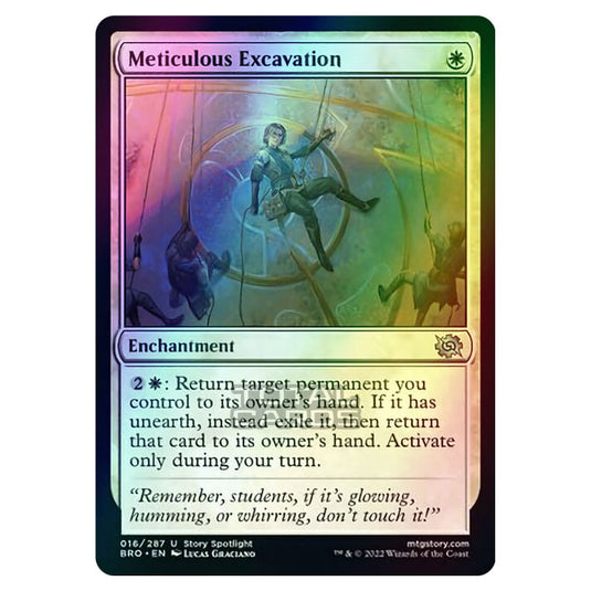 Magic The Gathering - The Brothers War - Meticulous Excavation - 016/287 (Foil)