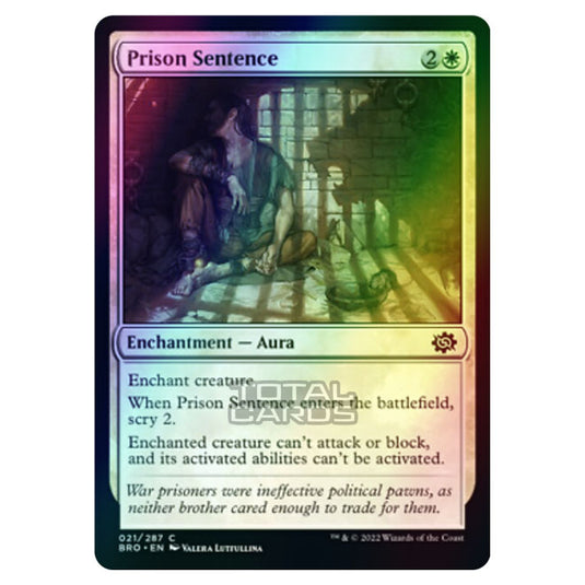 Magic The Gathering - The Brothers War - Prison Sentence - 021/287 (Foil)