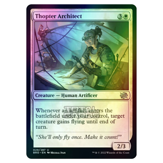 Magic The Gathering - The Brothers War - Thopter Architect - 029/287 (Foil)