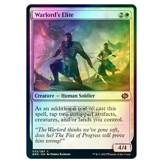 Magic The Gathering - The Brothers War - Warlord's Elite - 032/287 (Foil)