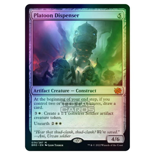 Magic The Gathering - The Brothers War - Platoon Dispenser - 036/287 (Foil)