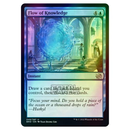 Magic The Gathering - The Brothers War - Flow of Knowledge - 049/287 (Foil)