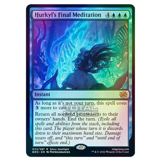 Magic The Gathering - The Brothers War - Hurkyl's Final Meditation - 052/287 (Foil)