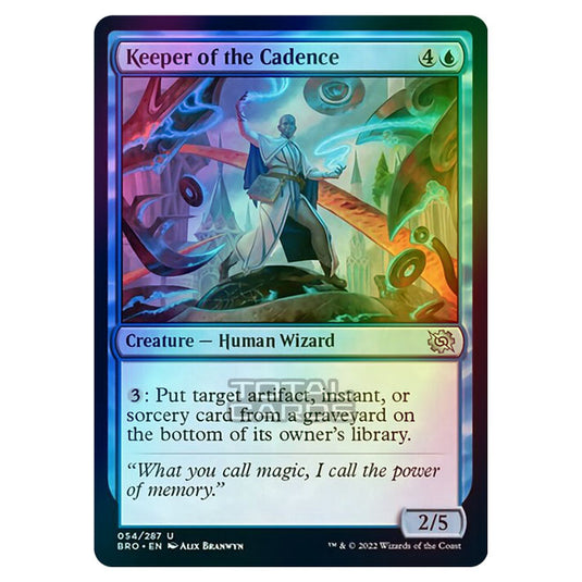 Magic The Gathering - The Brothers War - Keeper of the Cadence - 054/287 (Foil)