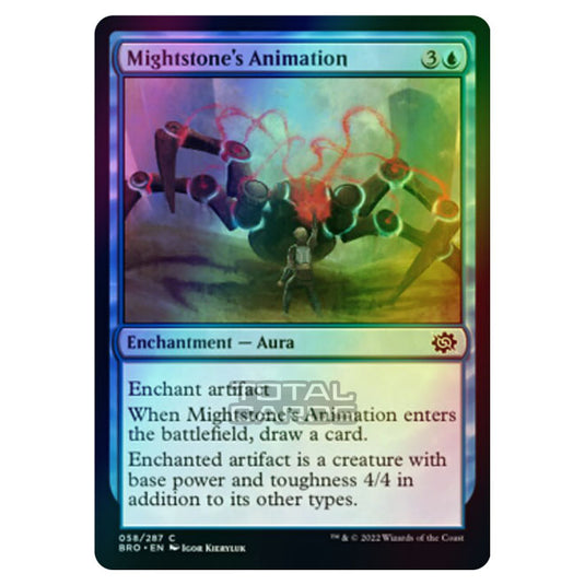 Magic The Gathering - The Brothers War - Mightstone's Animation - 058/287 (Foil)