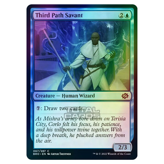 Magic The Gathering - The Brothers War - Third Path Savant - 067/287 (Foil)