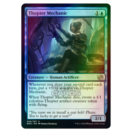 Magic The Gathering - The Brothers War - Thopter Mechanic - 068/287 (Foil)