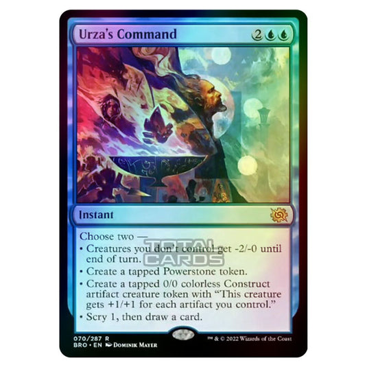 Magic The Gathering - The Brothers War - Urza's Command - 070/287 (Foil)