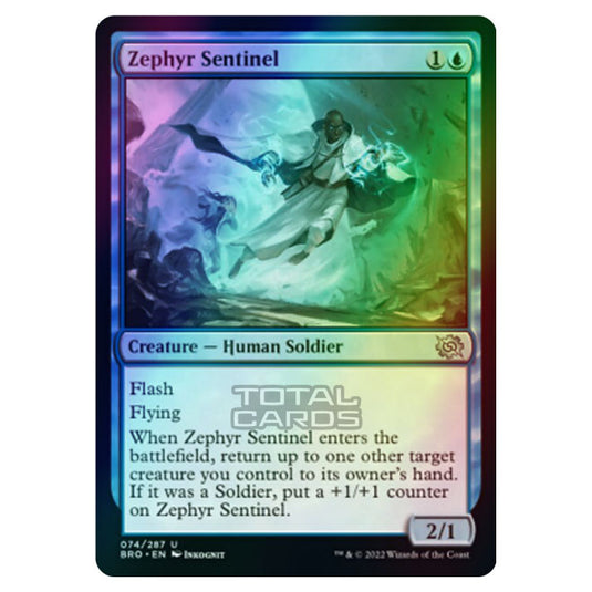 Magic The Gathering - The Brothers War - Zephyr Sentinel - 074/287 (Foil)