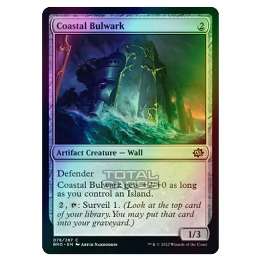 Magic The Gathering - The Brothers War - Coastal Bulwark - 076/287 (Foil)