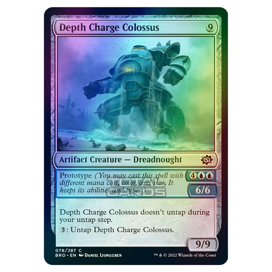 Magic The Gathering - The Brothers War - Depth Charge Colossus - 078/287 (Foil)