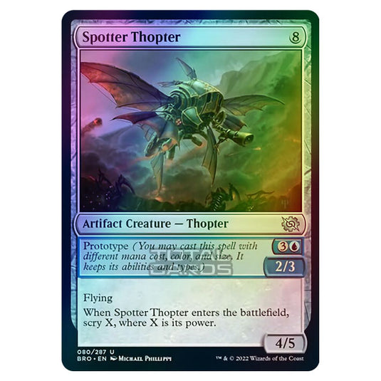 Magic The Gathering - The Brothers War - Spotter Thopter - 080/287 (Foil)