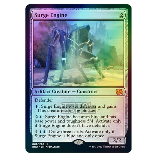 Magic The Gathering - The Brothers War - Surge Engine - 081/287 (Foil)