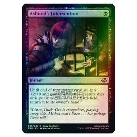 Magic The Gathering - The Brothers War - Ashnod's Intervention - 085/287 (Foil)