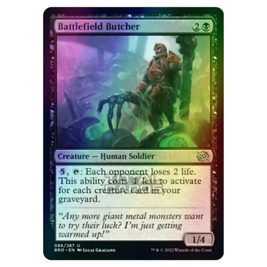 Magic The Gathering - The Brothers War - Battlefield Butcher - 086/287 (Foil)