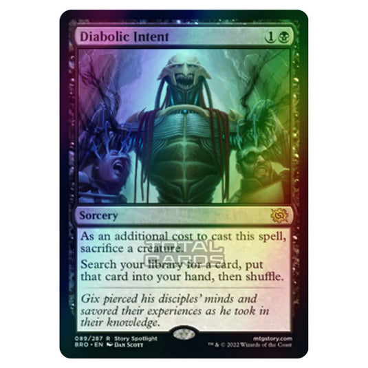 Magic The Gathering - The Brothers War - Diabolic Intent - 089/287 (Foil)