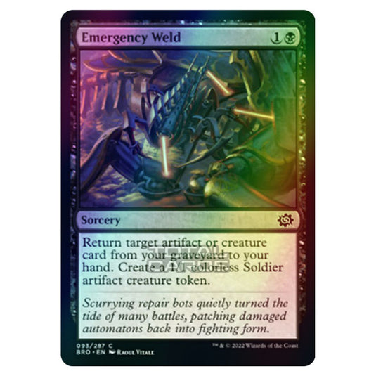 Magic The Gathering - The Brothers War - Emergency Weld - 093/287 (Foil)