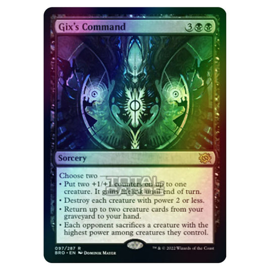 Magic The Gathering - The Brothers War - Gix's Command - 097/287 (Foil)