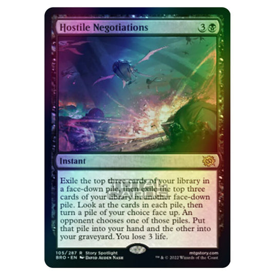 Magic The Gathering - The Brothers War - Hostile Negotiations - 105/287 (Foil)