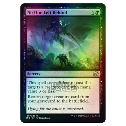 Magic The Gathering - The Brothers War - No One Left Behind - 109/287 (Foil)