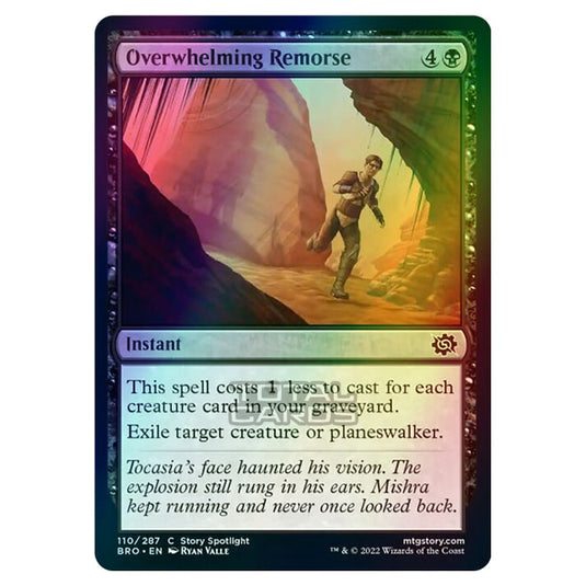 Magic The Gathering - The Brothers War - Overwhelming Remorse - 110/287 (Foil)