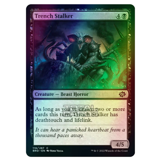 Magic The Gathering - The Brothers War - Trench Stalker - 116/287 (Foil)