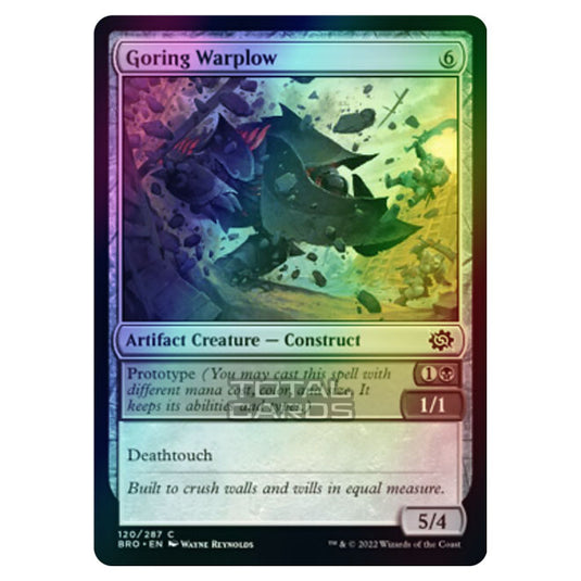 Magic The Gathering - The Brothers War - Goring Warplow - 120/287 (Foil)