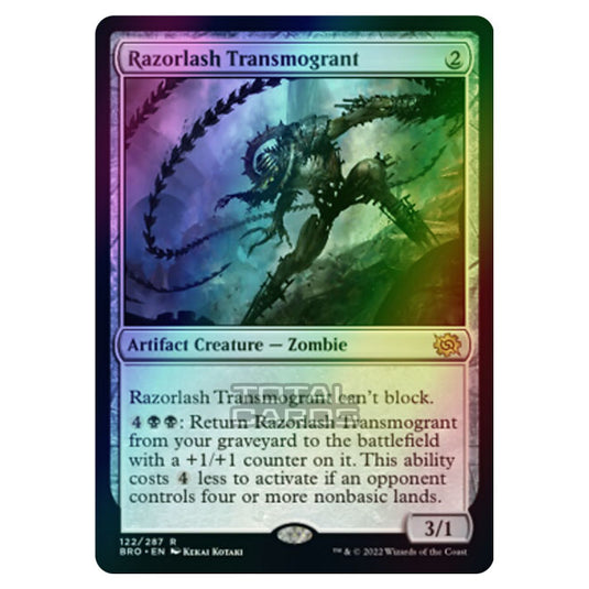 Magic The Gathering - The Brothers War - Razorlash Transmogrant - 122/287 (Foil)