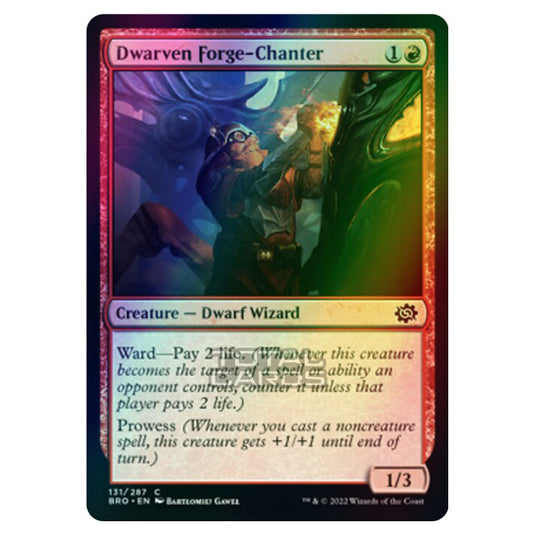 Magic The Gathering - The Brothers War - Dwarven Forge-Chanter - 131/287 (Foil)