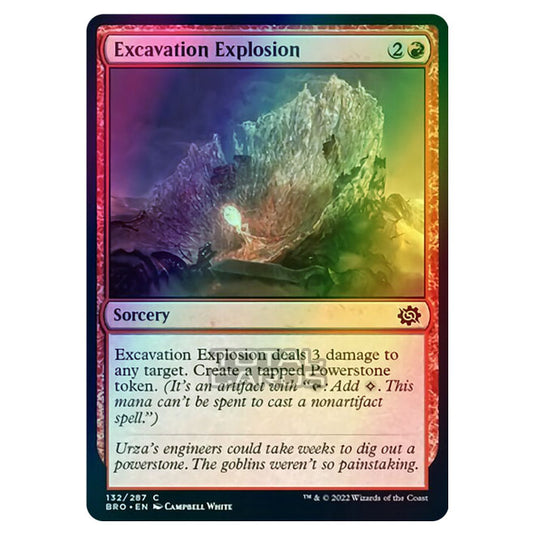 Magic The Gathering - The Brothers War - Excavation Explosion - 132/287 (Foil)