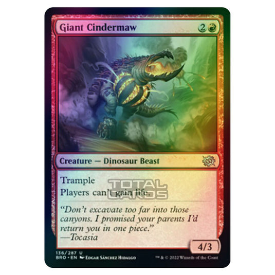 Magic The Gathering - The Brothers War - Giant Cindermaw - 136/287 (Foil)