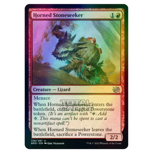 Magic The Gathering - The Brothers War - Horned Stoneseeker - 138/287 (Foil)