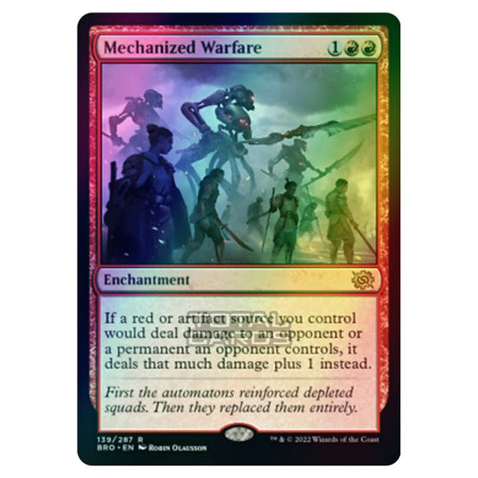 Magic The Gathering - The Brothers War - Mechanized Warfare - 139/287 (Foil)