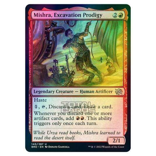 Magic The Gathering - The Brothers War - Mishra, Excavation Prodigy - 140/287 (Foil)