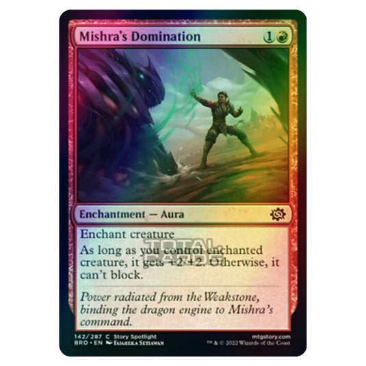 Magic The Gathering - The Brothers War - Mishra's Domination - 142/287 (Foil)