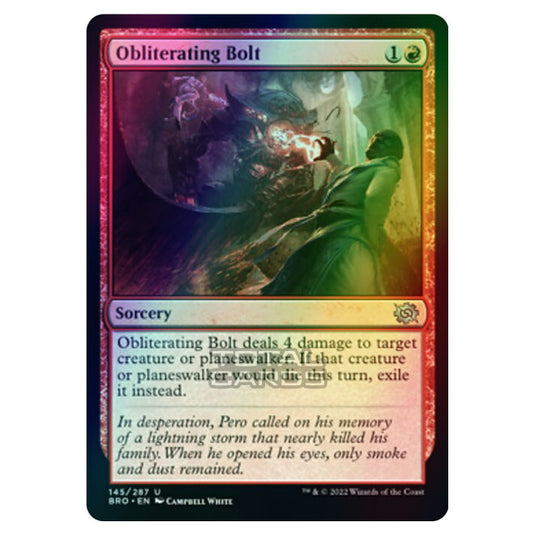 Magic The Gathering - The Brothers War - Obliterating Bolt - 145/287 (Foil)