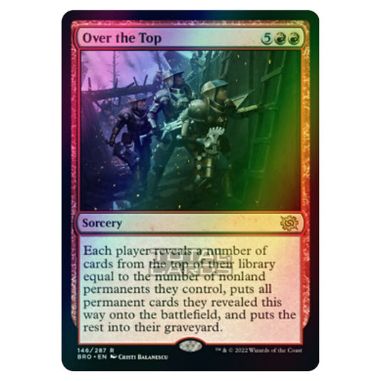 Magic The Gathering - The Brothers War - Over the Top - 146/287 (Foil)