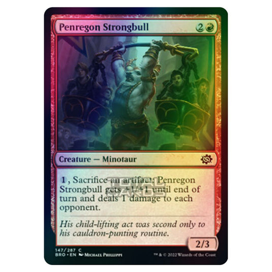 Magic The Gathering - The Brothers War - Penregon Strongbull - 147/287 (Foil)
