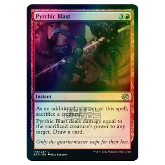 Magic The Gathering - The Brothers War - Pyrrhic Blast - 148/287 (Foil)