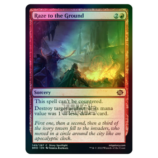 Magic The Gathering - The Brothers War - Raze to the Ground - 149/287 (Foil)