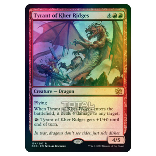 Magic The Gathering - The Brothers War - Tyrant of Kher Ridges - 154/287 (Foil)