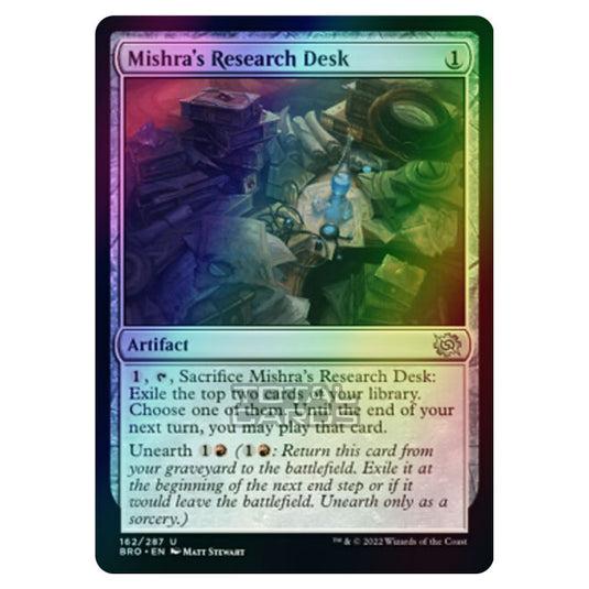 Magic The Gathering - The Brothers War - Mishra's Research Desk - 162/287 (Foil)